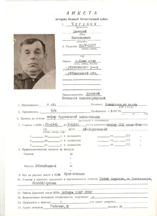 Чугунов Д.В.