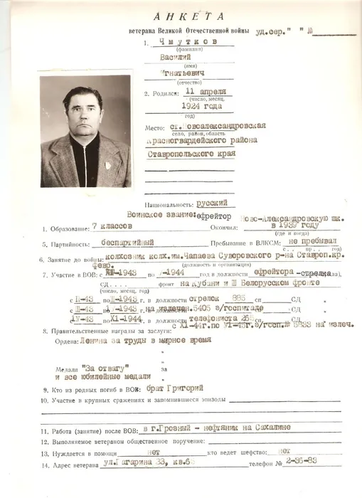 Чмутков В.И.