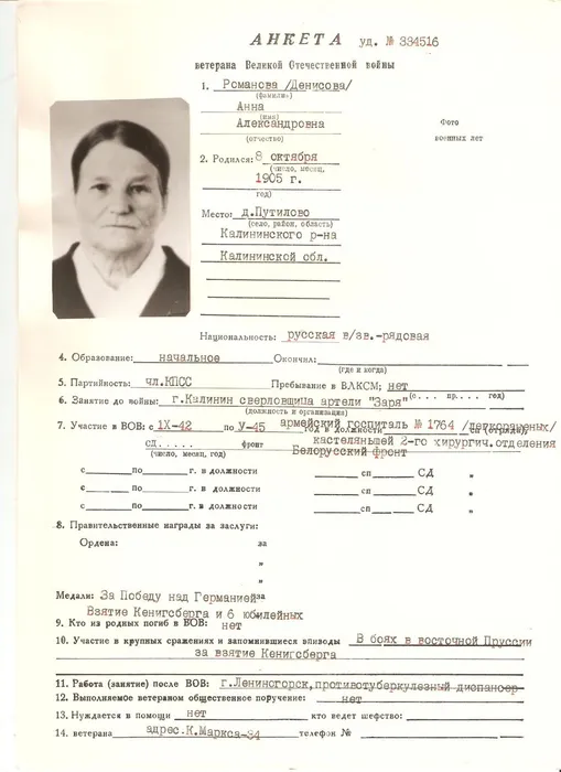 Романова (Денисова) А.А.