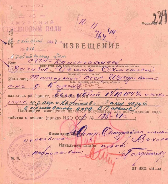 ВАГИЗОВ ИСЛАМ АХМЕТОВИЧ